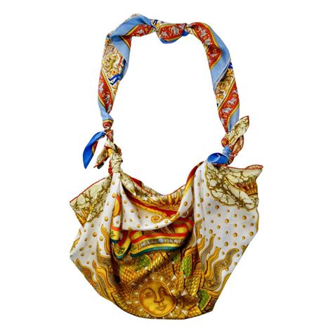 hermes scarf on bag|authentic hermes scarf.